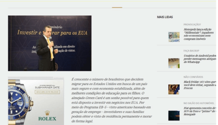 Parte 02 Visto EB5 George Cunha Infomoney